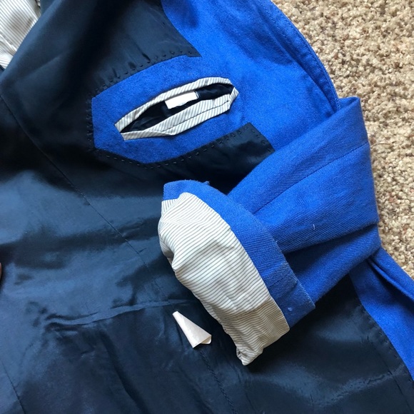 J.Crew schoolboy blazer in peacock blue - Picture 5 of 6